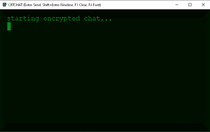 CRTCHAT screenshot